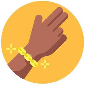 GWC Icons Code At Home Binary Bracelets